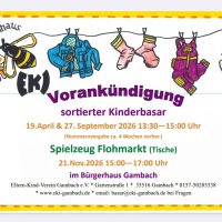 Spielzeug Flohmarkt (Tische)