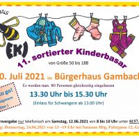 11. sortierter Kinderbasar (Sommer)