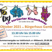 12. sortierter Kinderbasar (Herbst/Winter)