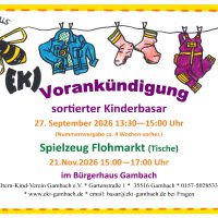 Vorankündigung 2026