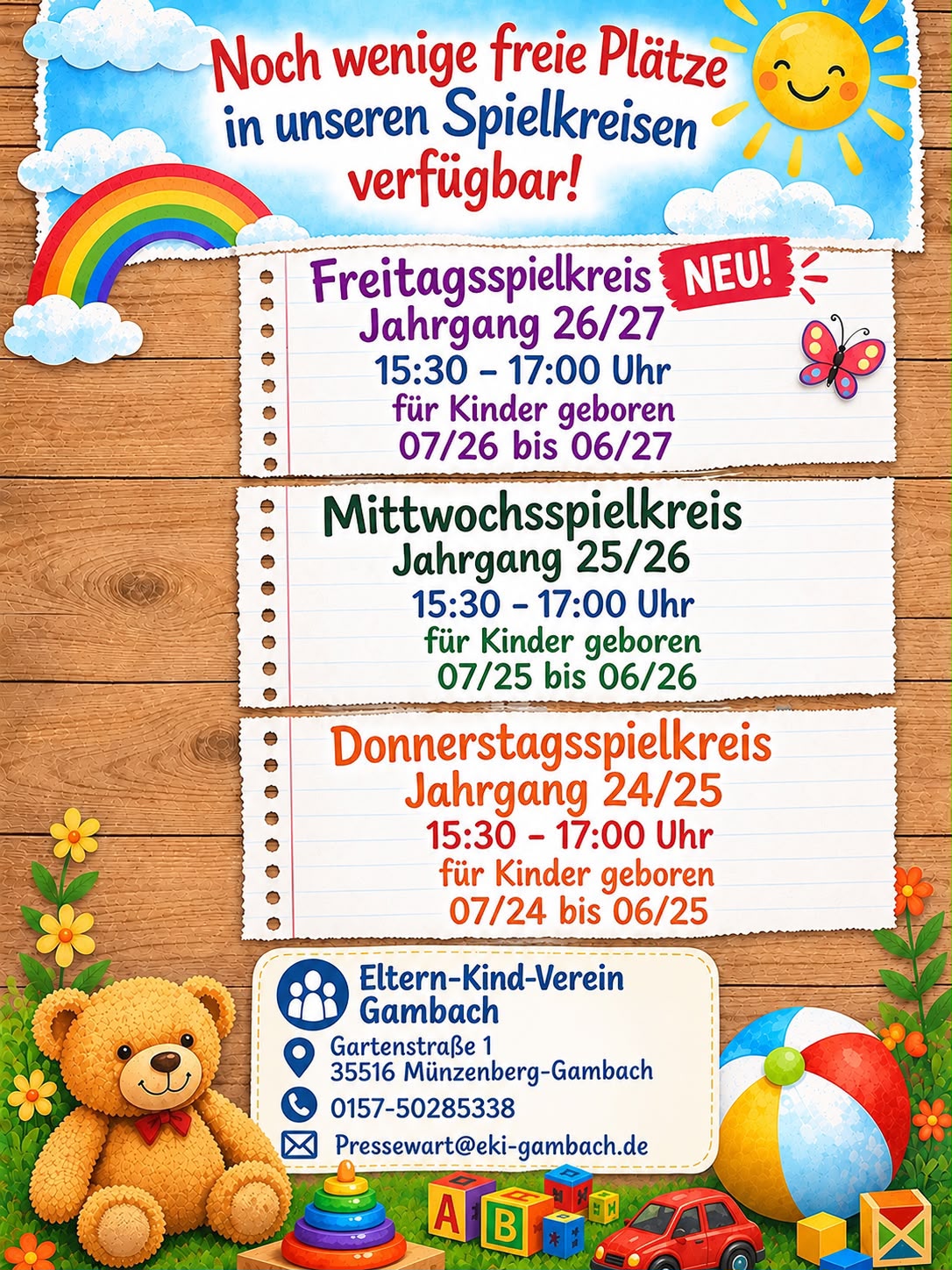 Spielkreise Werbung 2026